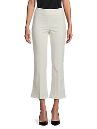 Corduroy Flared Crop Pants