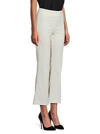 Corduroy Flared Crop Pants