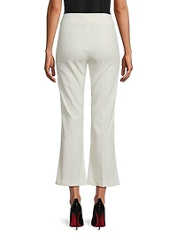 Corduroy Flared Crop Pants