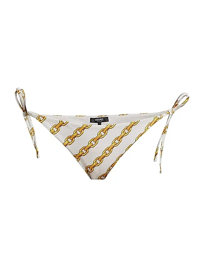 Treasure Print String Bikini Bottom