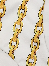 Treasure Print String Bikini Bottom