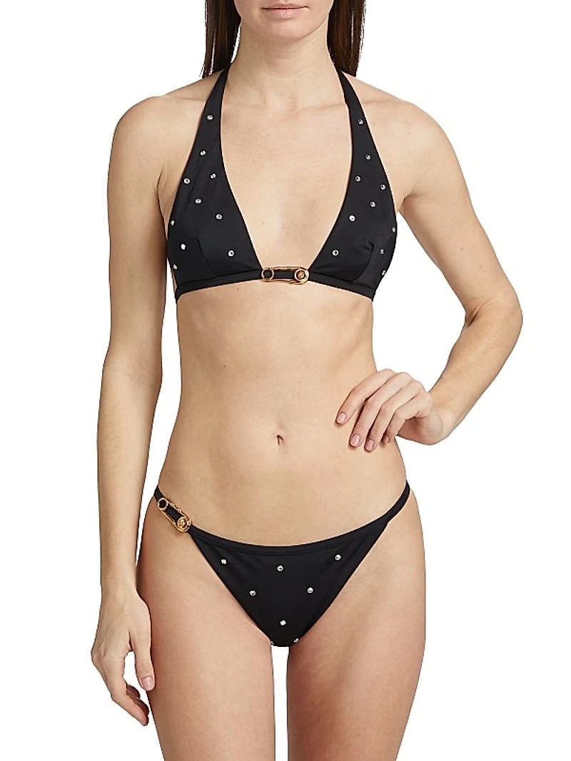 Pin Diamante Bikini Top