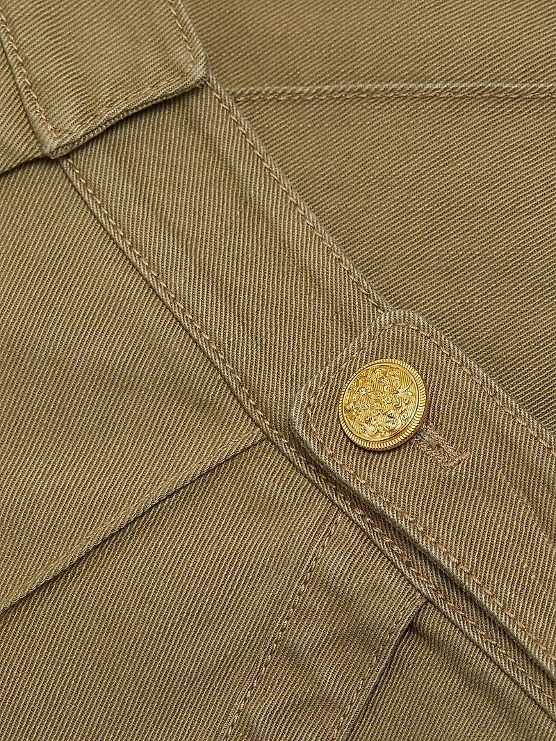Costella Cotton-Twill Flared Jeans