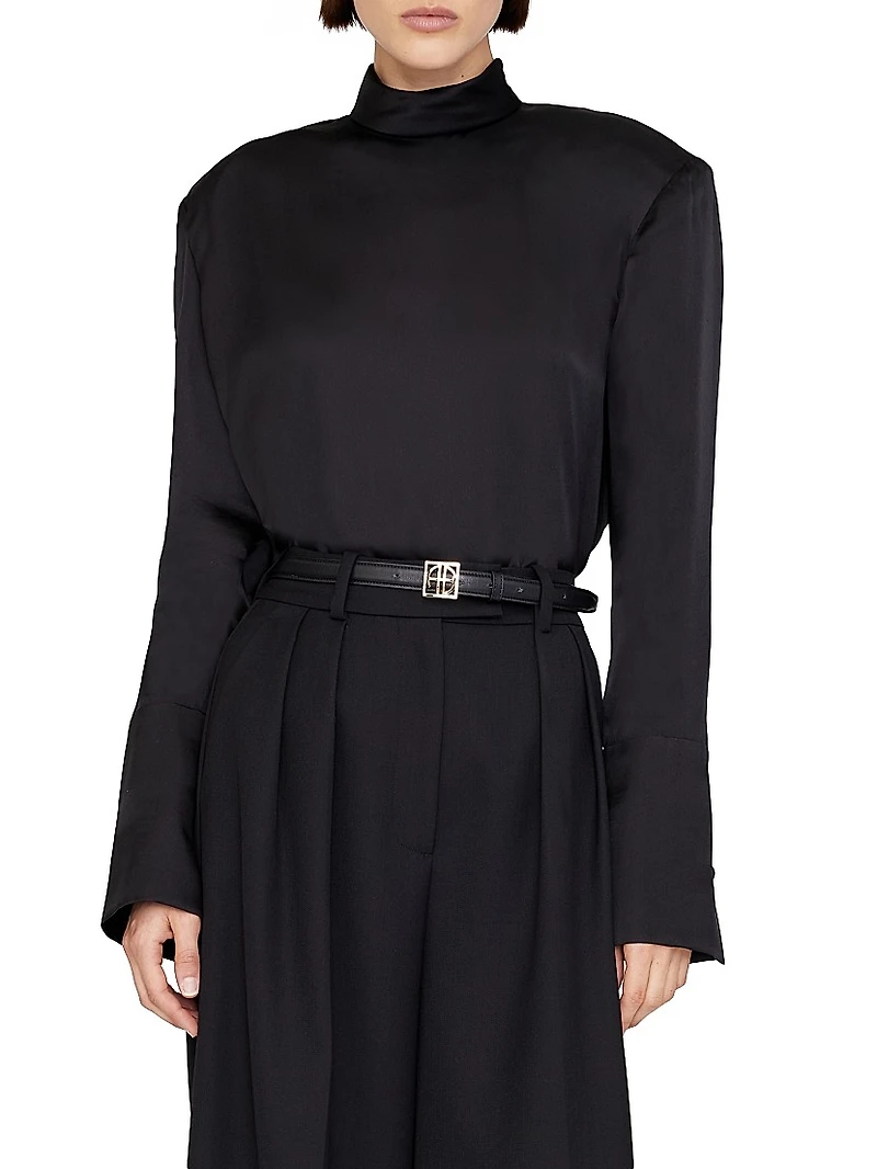 Josephine Silk-Blend Top