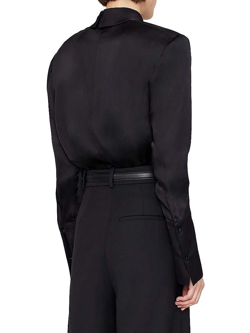 Josephine Silk-Blend Top