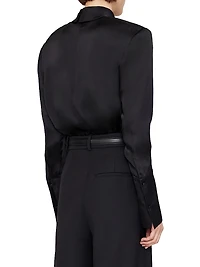 Josephine Silk-Blend Top