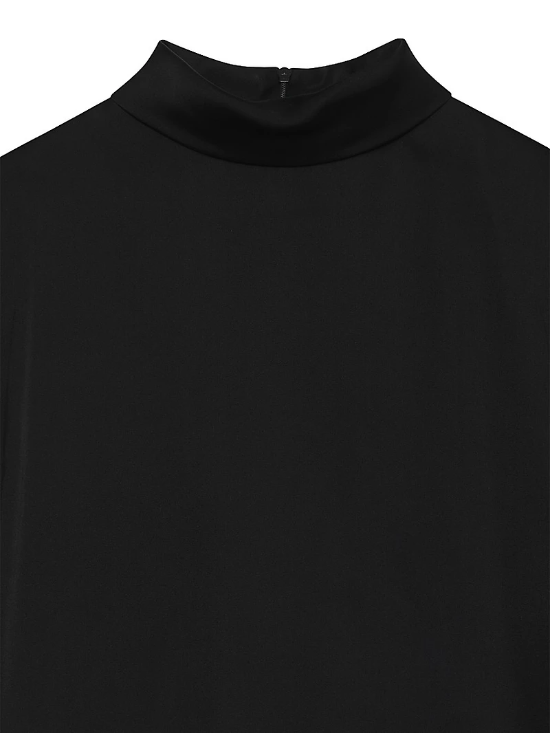 Josephine Silk-Blend Top