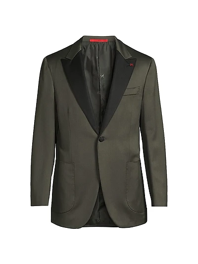 Single-Breasted Wool Sport Jacket