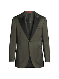 Single-Breasted Wool Sport Jacket