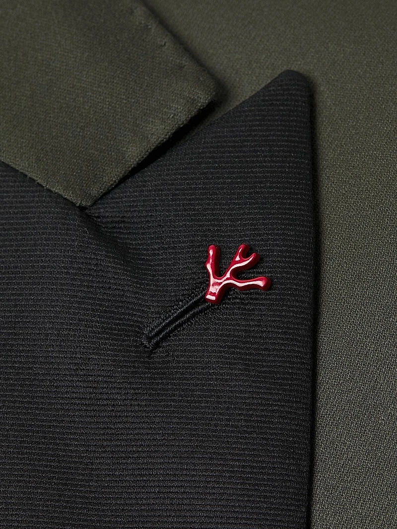 Single-Breasted Wool Sport Jacket