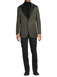 Single-Breasted Wool Sport Jacket