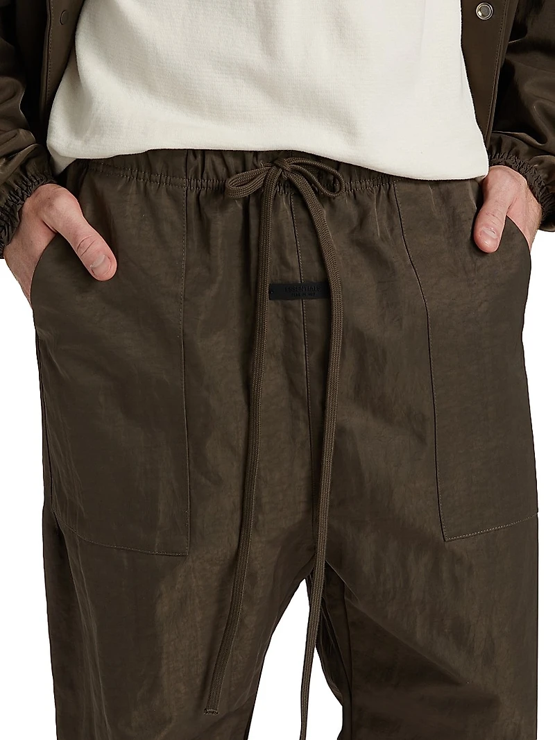 Textured Utility Pants