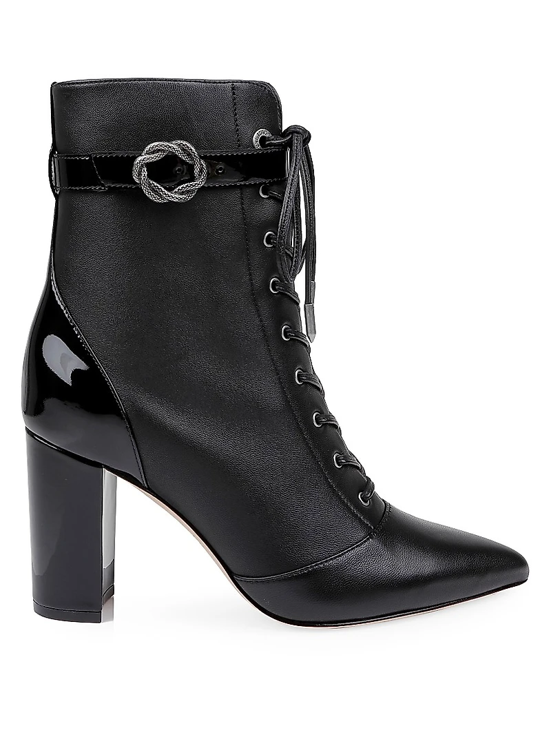 Elegante 85MM Leather Booties