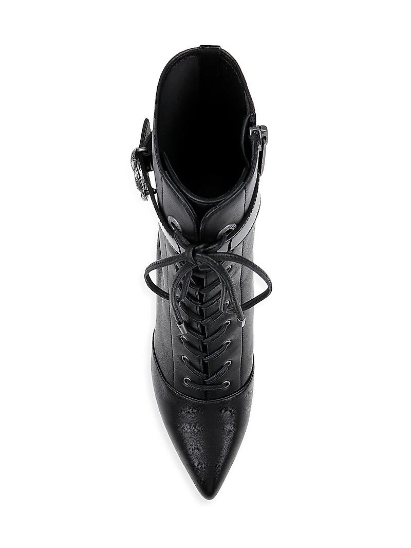Elegante 85MM Leather Booties