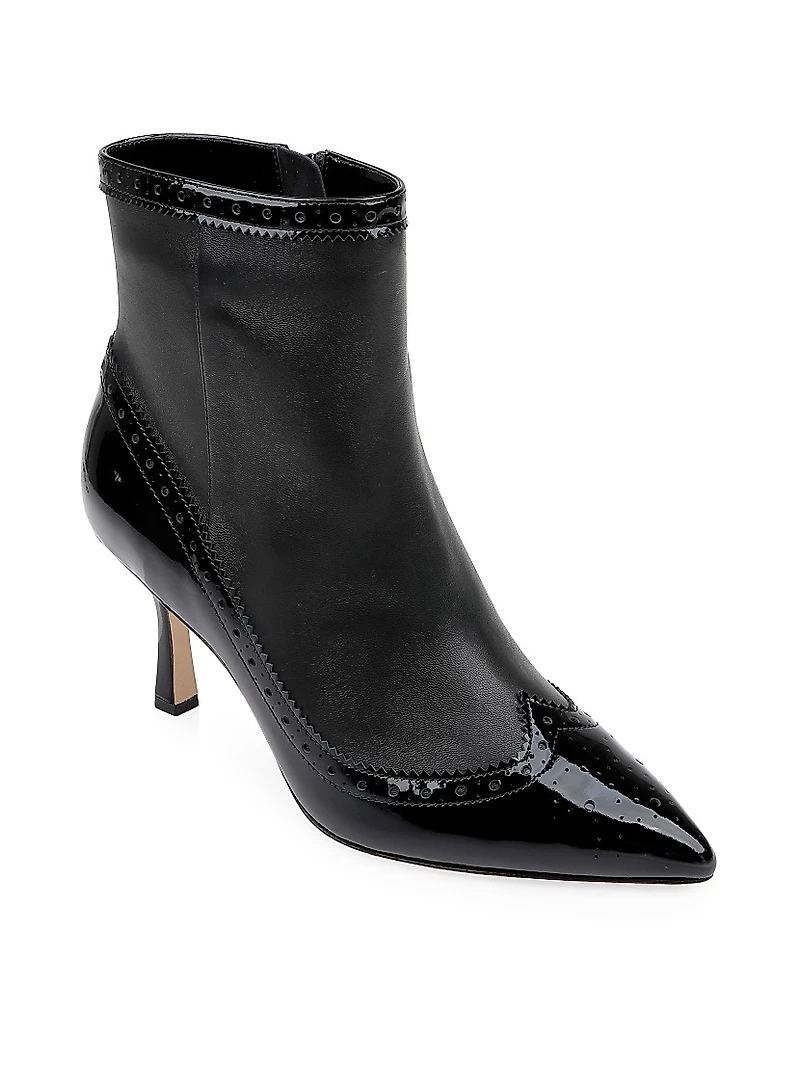 Ember 75MM Leather Ankle Booties