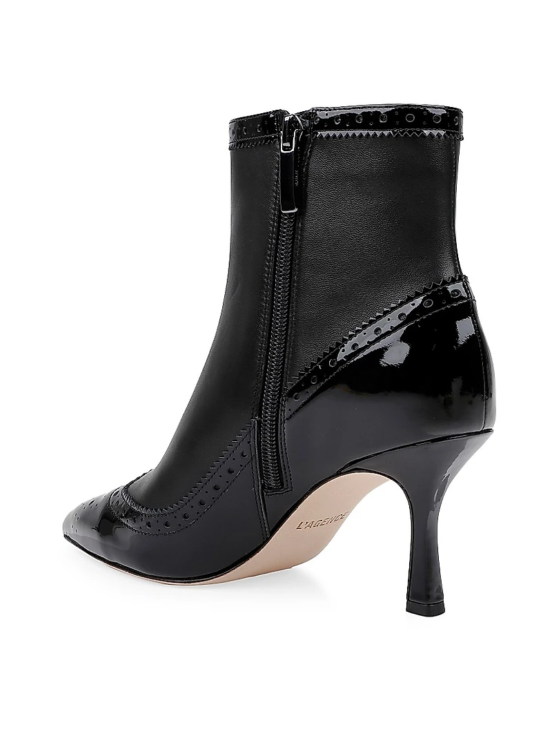 Ember 75MM Leather Ankle Booties