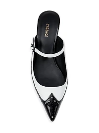 Elle 45MM Buckled Leather Pumps
