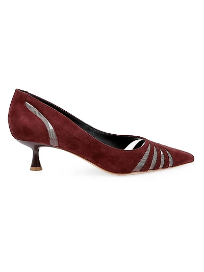 Eglantine 45MM Suede Pumps