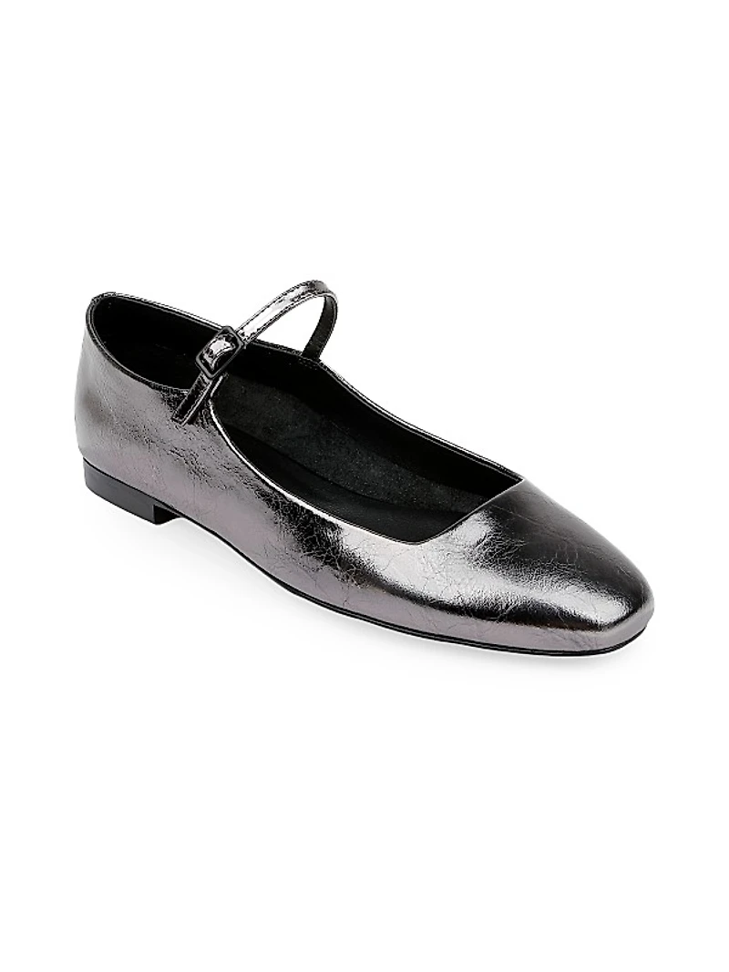 Edelie Leather Ballet Flats