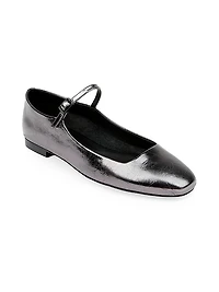 Edelie Leather Ballet Flats