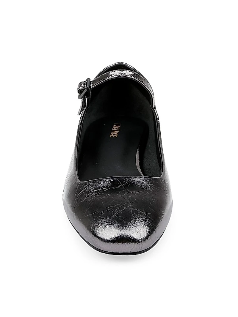 Edelie Leather Ballet Flats