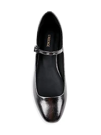 Edelie Leather Ballet Flats