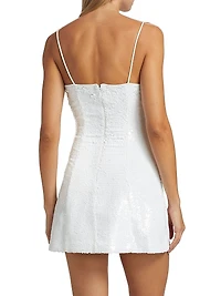 Kiara Sequin Sleeveless Minidress