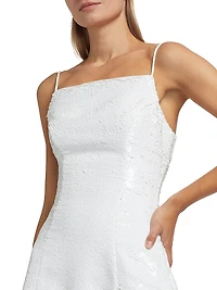 Kiara Sequin Sleeveless Minidress