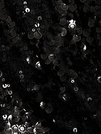 Winston Sequined Halter Minidress