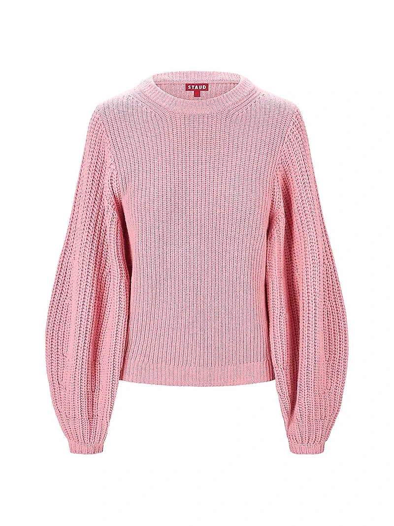 Aura Ribbed Wool-Blend Sweater