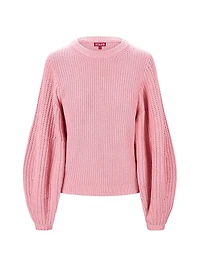 Aura Ribbed Wool-Blend Sweater
