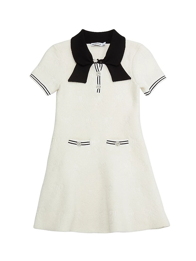 Little Girl's & Girl's Jacquard Knit Dress