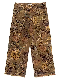 The Beginning Is The End Camouflage Jacquard Cargo Pants