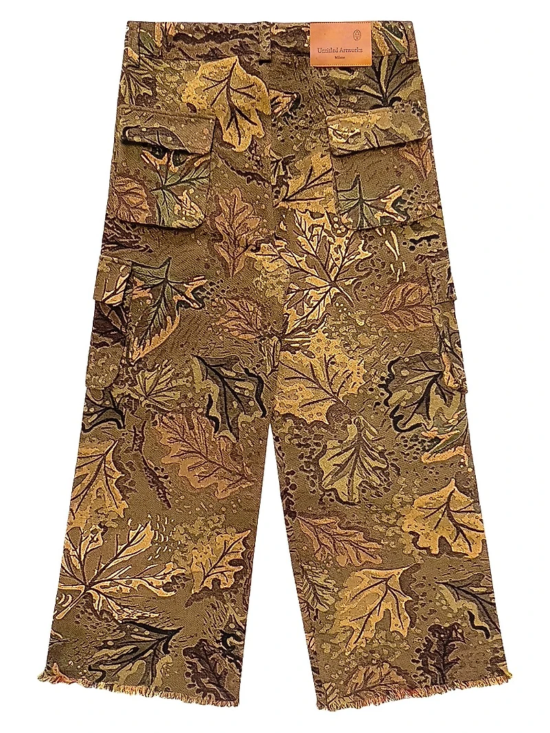 The Beginning Is The End Camouflage Jacquard Cargo Pants