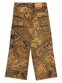 The Beginning Is The End Camouflage Jacquard Cargo Pants