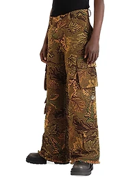 The Beginning Is The End Camouflage Jacquard Cargo Pants