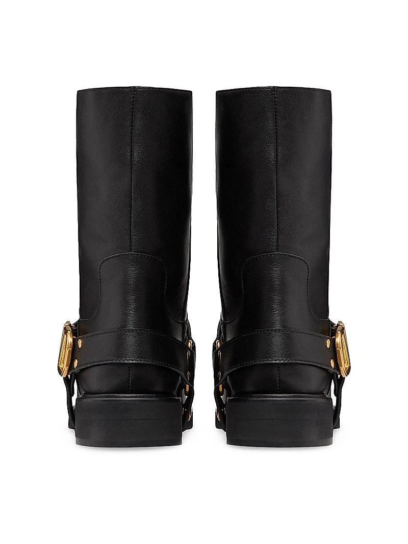 VLogo Signature Calfskin Ankle Boots 30MM