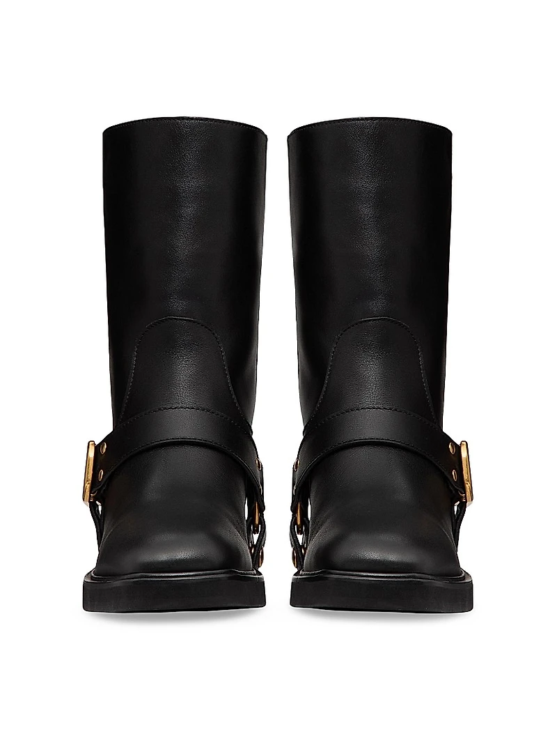 VLogo Signature Calfskin Ankle Boots 30MM