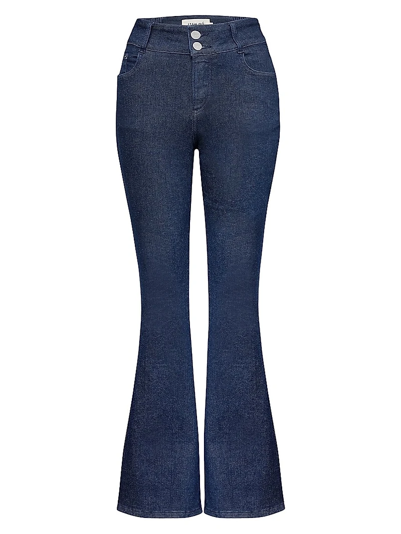 Flared High Rise Denim