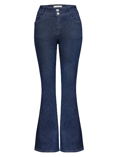Flared High Rise Denim