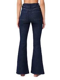Flared High Rise Denim