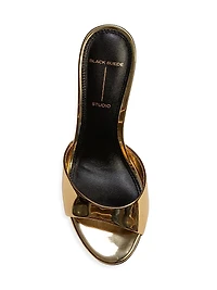 Freddie 65MM Metallic Mules