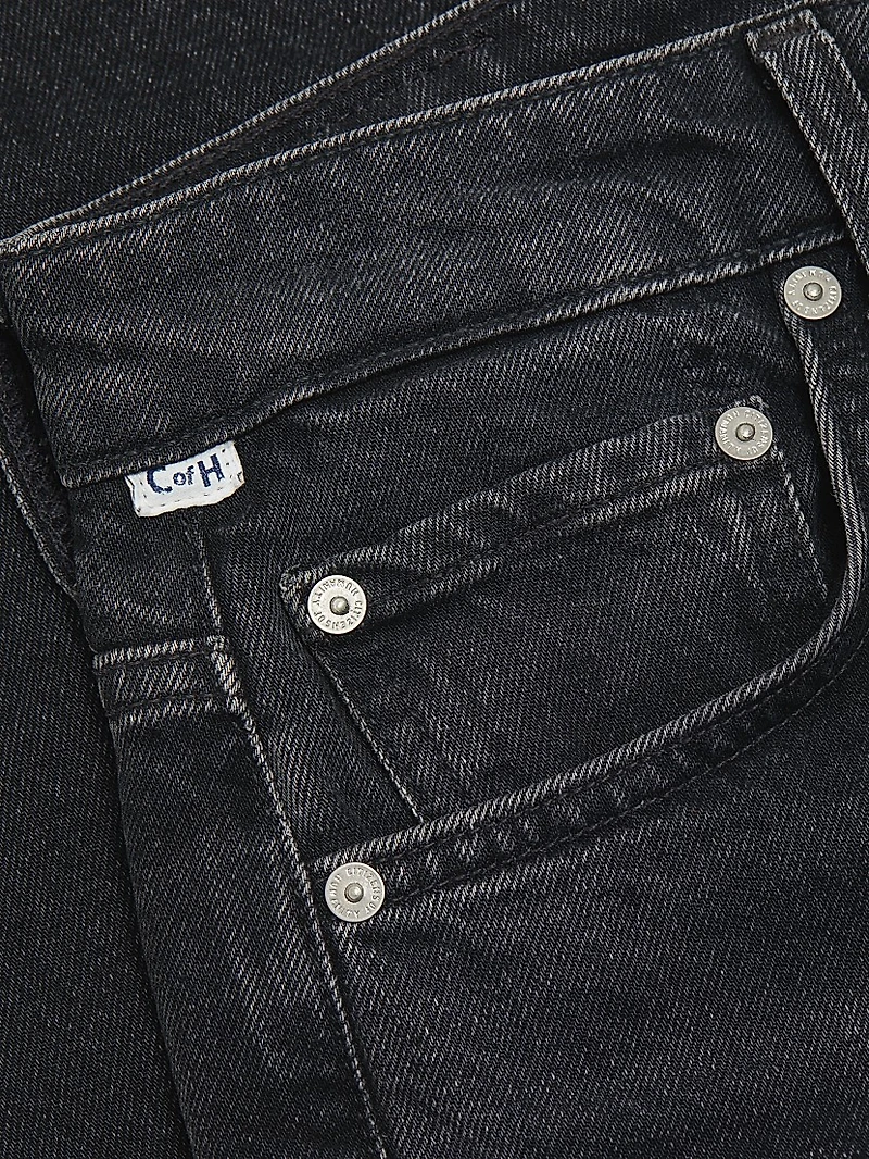 Zurie High-Rise Stretch Straight-Leg Jeans