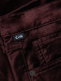 Loli Velvet High-Rise Wide-Leg Jeans