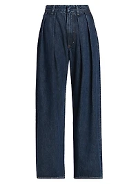Petra Pleated Denim Trousers