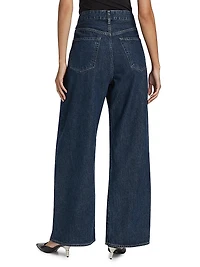 Petra Pleated Denim Trousers
