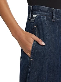 Petra Pleated Denim Trousers