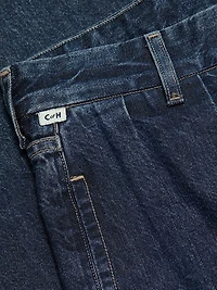 Petra Pleated Denim Trousers