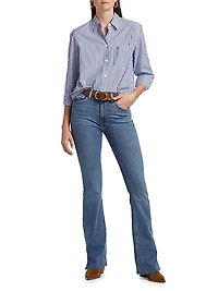 Barbara High-Rise Bootcut Jeans