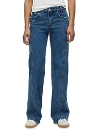 Lexi Seamed Straight Jeans